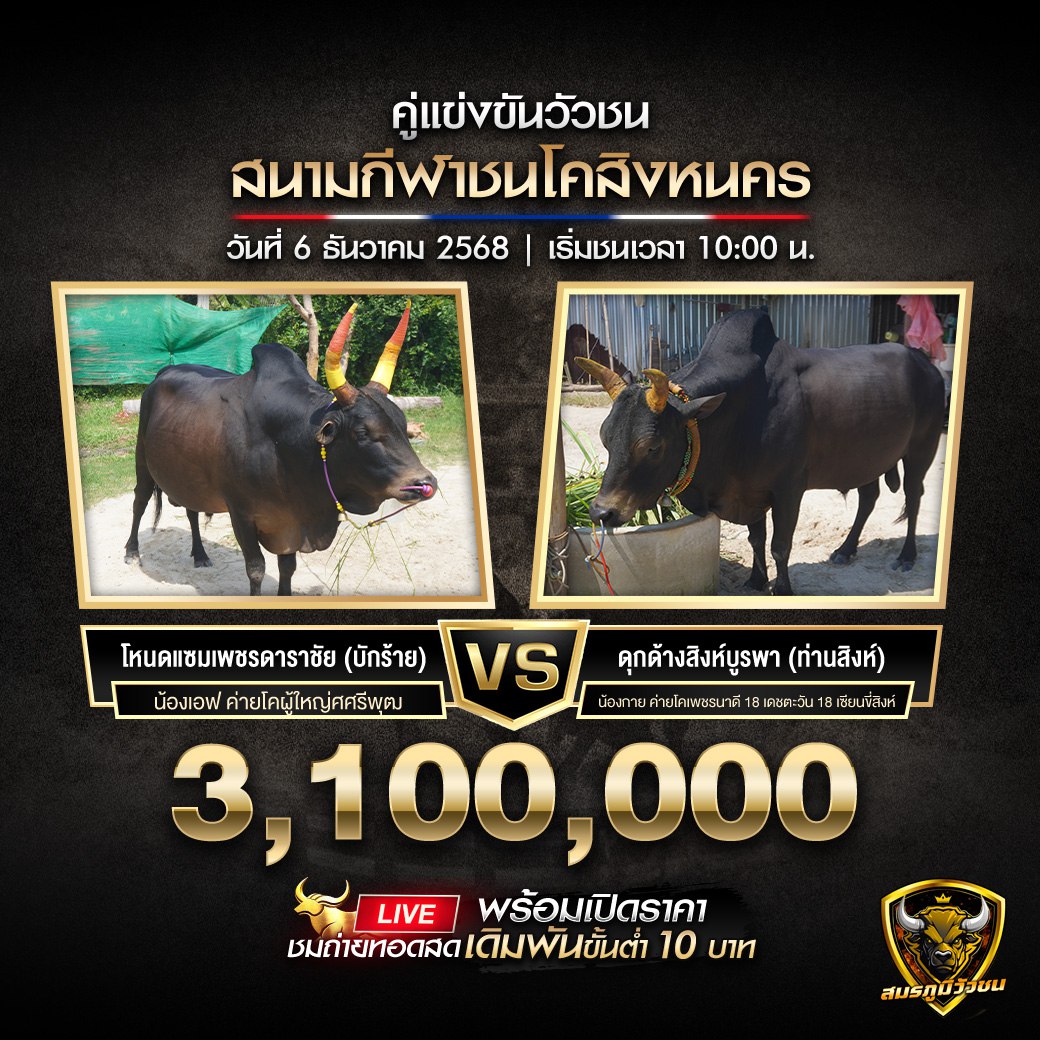 คู่เอก สนามกีฬาชนโคสิงหนคร 06.12.68