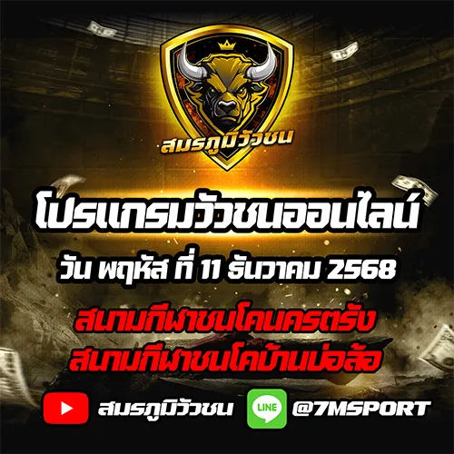 โปรแกรมวัวชนออนไลน์ 11.12.68